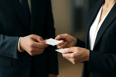 名刺交換の正しいやり方と順番ってどうなの？