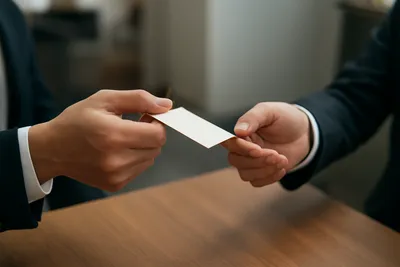 名刺交換でやってはいけない行動とは？