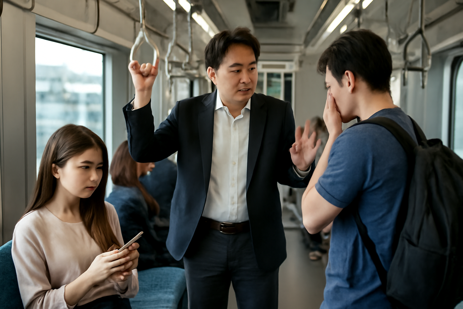 電車内でやってはいけない行動とは？