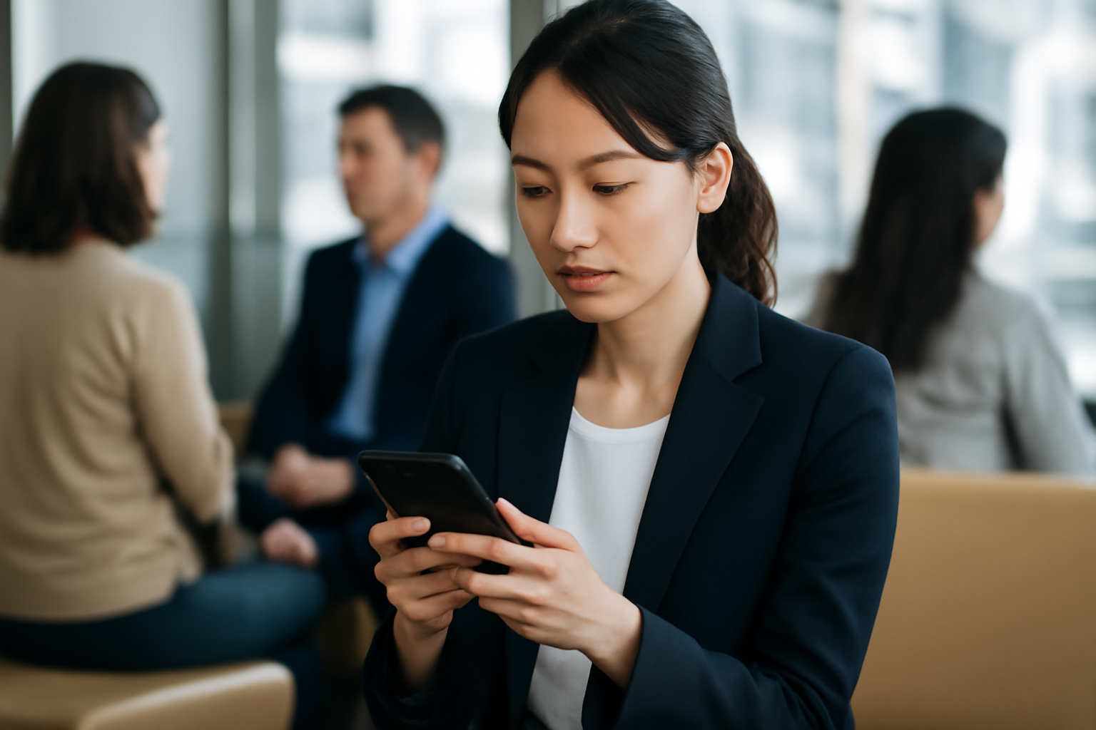 公共の場でのスマホマナーってどうなの？