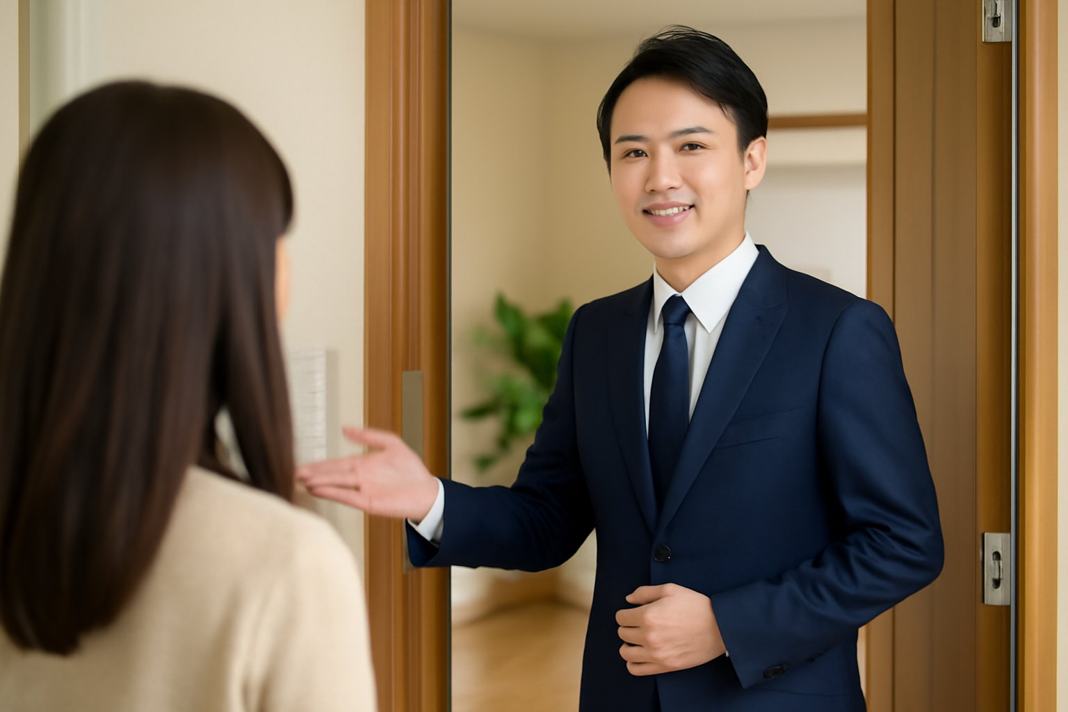 来客時の挨拶と声かけってどうすればいいの？