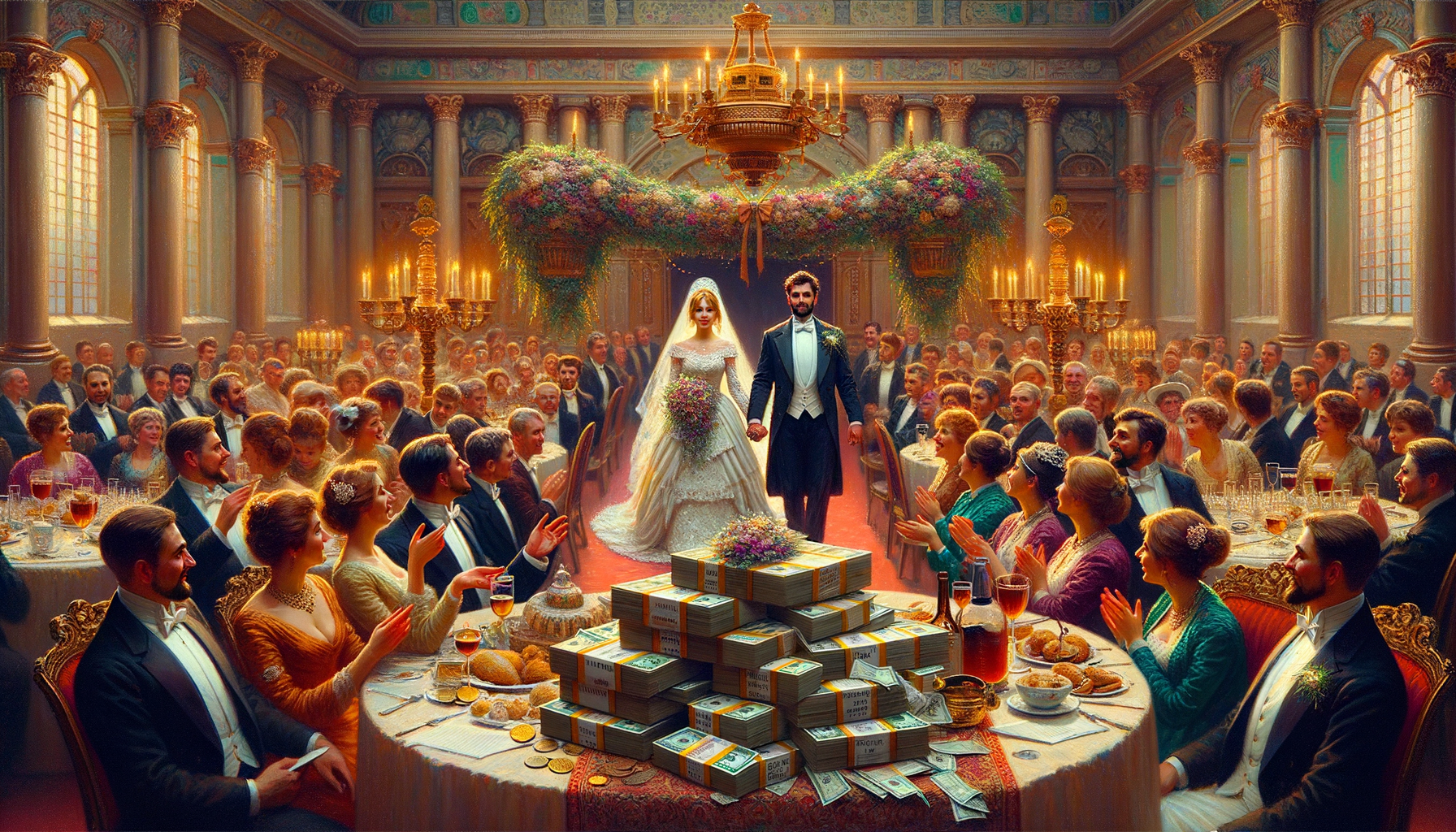 結婚式のご祝儀相場はおおよそ3万円