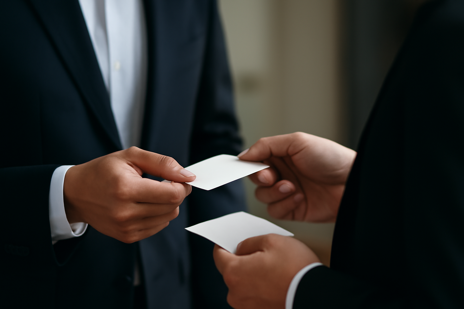 名刺交換の順番の重要性