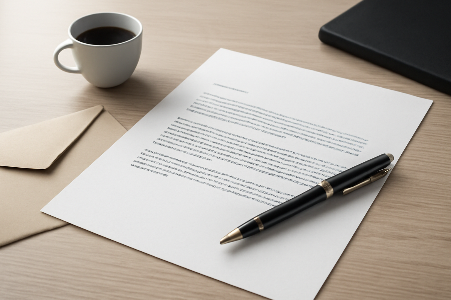 ビジネス手紙のフォーマットは伝統的な構造に基づく