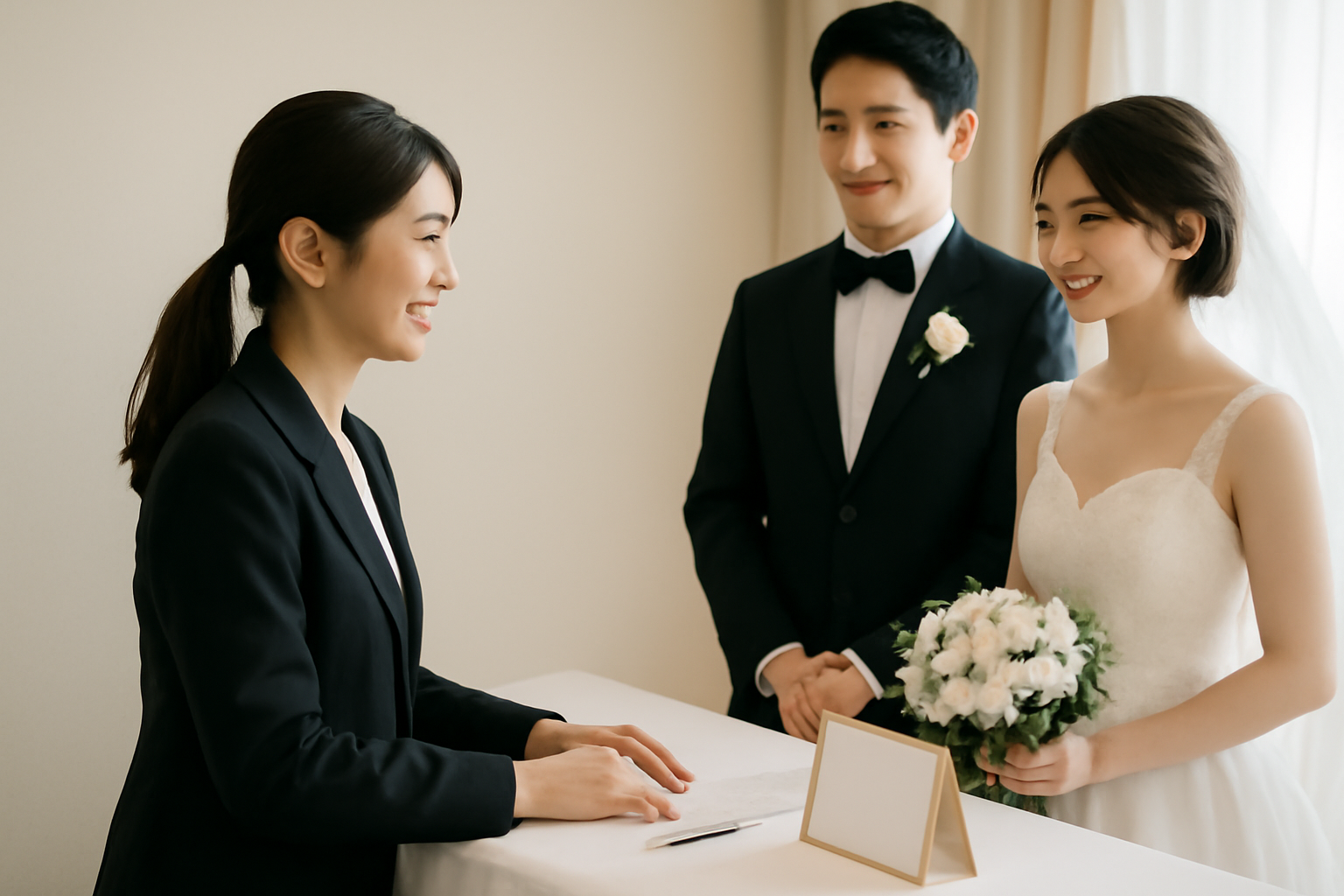 結婚式受付の流れとマナーはこうだ