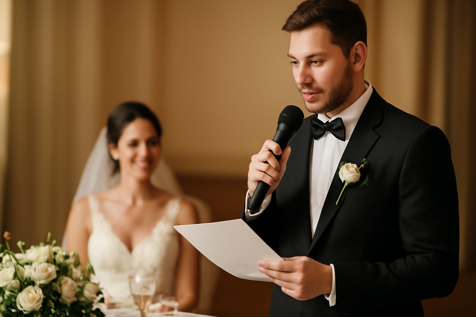 結婚式スピーチの基本構成