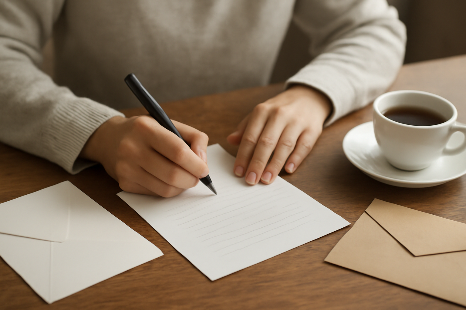 カジュアルな手紙の基本