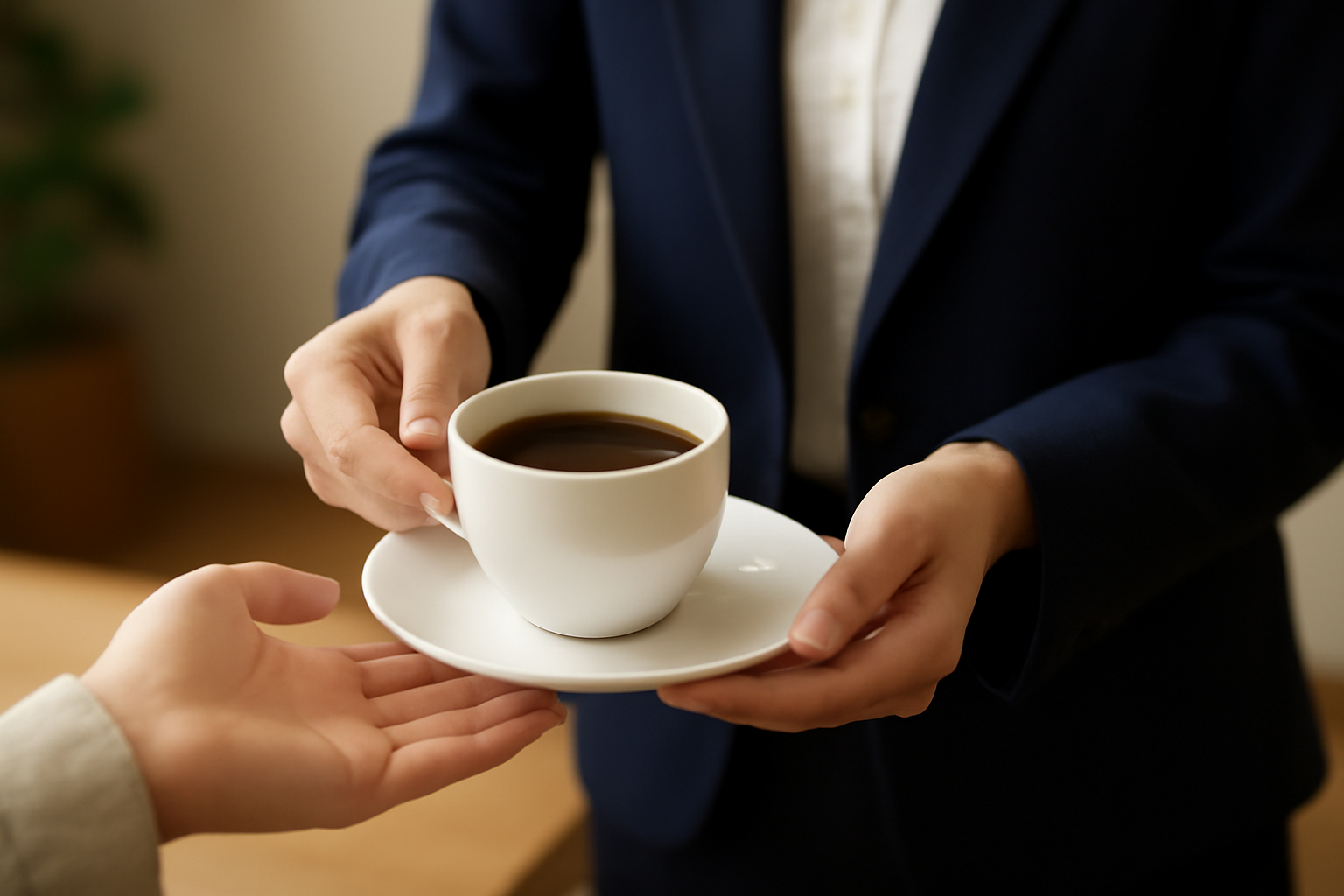 お茶以外の飲み物を出すときのマナーについて